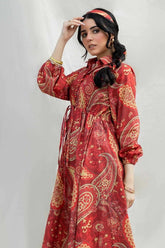 Minutiae - Lady Marmalade - Pure Cotton Slub - Red - 1 Piece